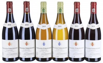 2018/2021 Mixed Lot of Jean-Claude Ramonet, Pernand-Vergelesses, Rouge and Blanc - In Bond