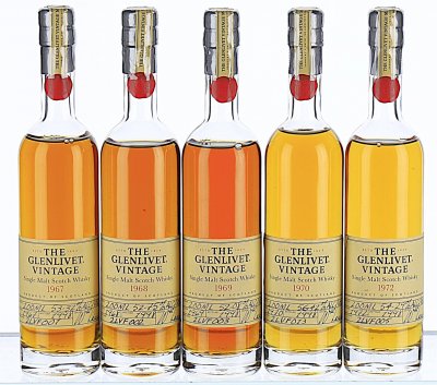 Glenlivet, Single Malt Vintage Collection 1967-1972, Bottled 1998, Speyside