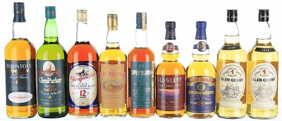 A Mixed Lot of Soft Speyside Malt Whiskies - 1990s Bottling