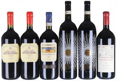 2008/2011 Mixed Lot of Italian Red (Magnums)