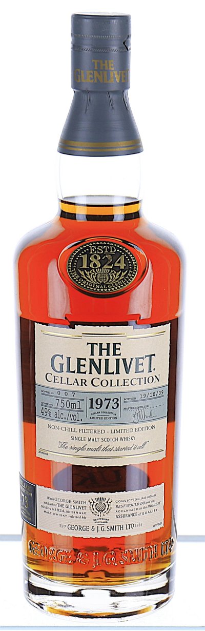 Glenlivet, Single Malt Cellar Collection 1973, Bottled 2009, Speyside