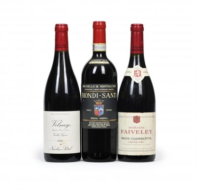 2006/2012 Mixed Trio of Burgundy and Italian Red