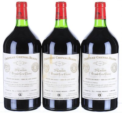 Chateau Cheval Blanc Premier Grand Cru Classe A, Saint-Emilion Grand Cru (Double Magnums)