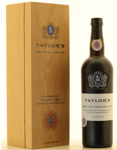 Taylor's, Coronation Limited Edition King Charles III Coronation Very Very Old Tawny Port