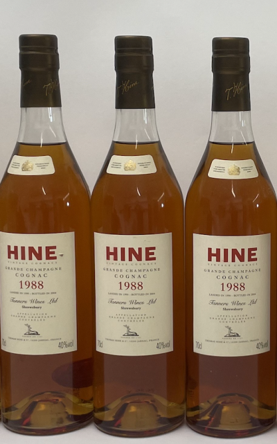 Hine, Vintage Early Landed 1990 Bottled 2004, Grande Champagne Cognac (by Tanners Wines)