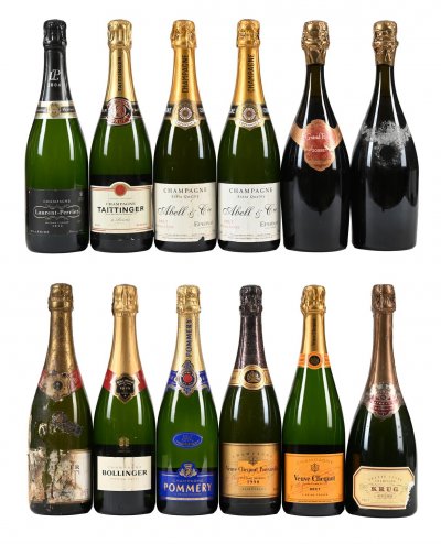 1975/2004 Mixed Lot of Vintage and Non-Vintage Champagne