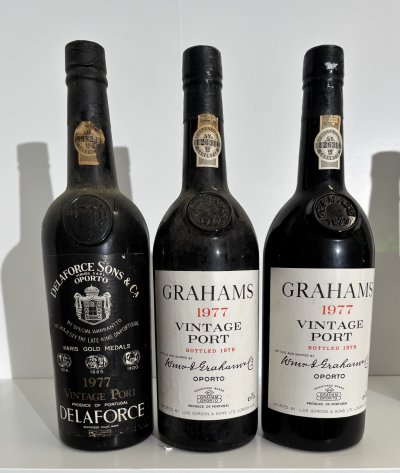Graham's and Delaforce, Vintage Port and 2 others