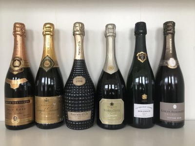 Vintage Champagne Tasting Lot