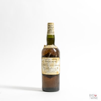 Fine Old Scotch Whisky 'Black & White' Glentauchers-Glenlivet Distillery