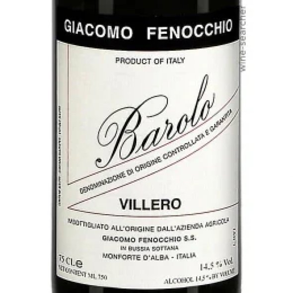 6 x Giacomo Fenocchio Barolo Villero 2010 95/100 Wine Enthusiast