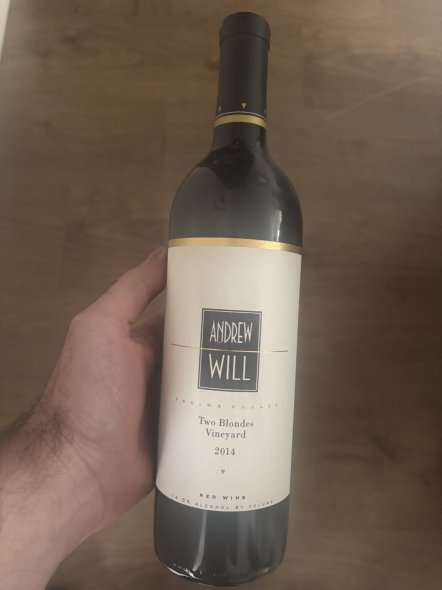Andrew Will, Two Blondes Vineyard, Yakima Valley