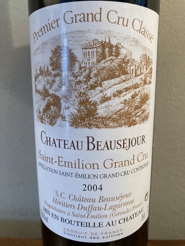 Chateau Beausejour Duffau-Lagarrosse Premier Grand Cru Classe  Saint-Emilion Grand Cru
