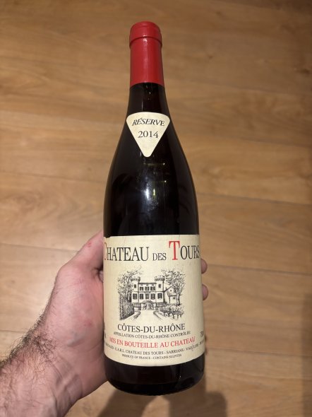 Chateau Rayas, Chateau des Tours Cotes du Rhone Reserve