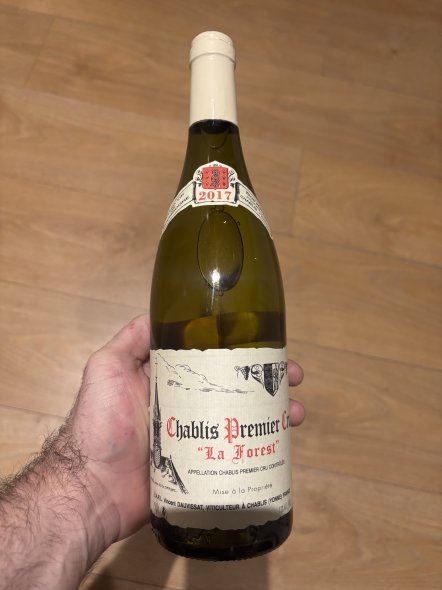 Vincent Dauvissat, Chablis Premier Cru, Forets 95 points WA