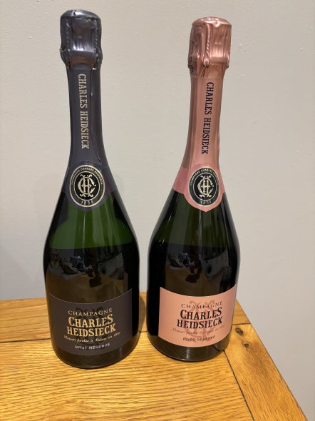 Charles Heidsieck, Brut Reserve and Rose Brut Reserve 