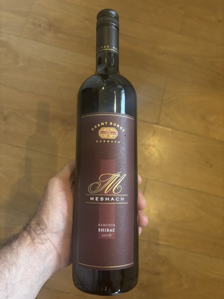 Grant Burge, Meshach, Barossa Shiraz 96 points WA