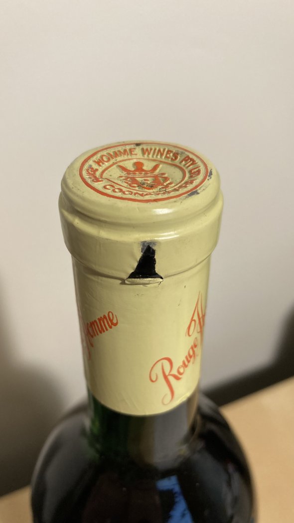 Rouge Homme Coonawarre Cabernet Sauvignon 1978