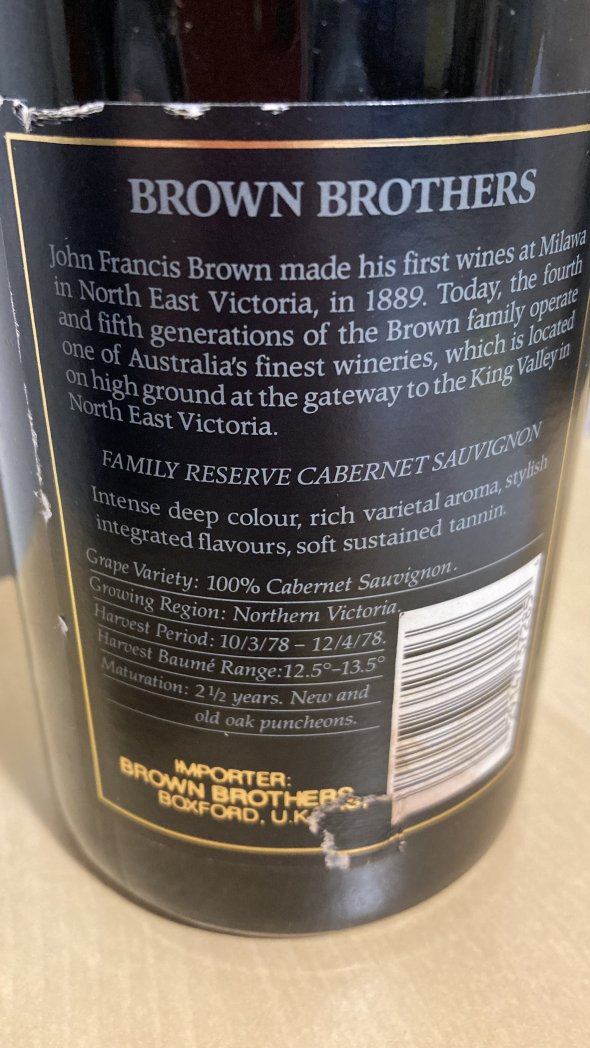 Brown Brothers, Cabernet Sauvignon, Victoria
