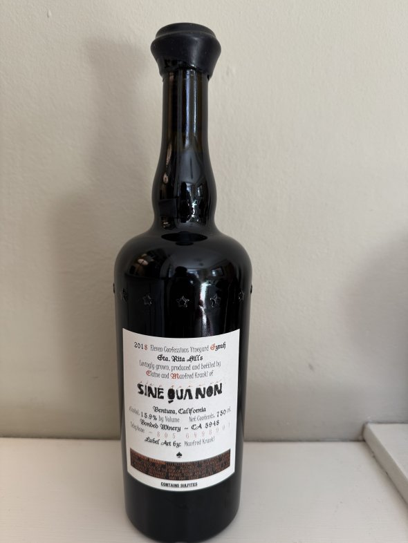 Sine Qua Non, Eleven Confessions Syrah