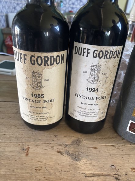Duff Gordon, Vintage Port 1985 and 