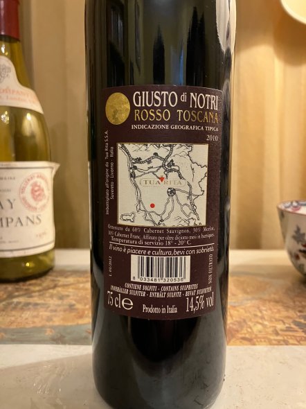 Tua Rita, Giusto di Notri, Toscana