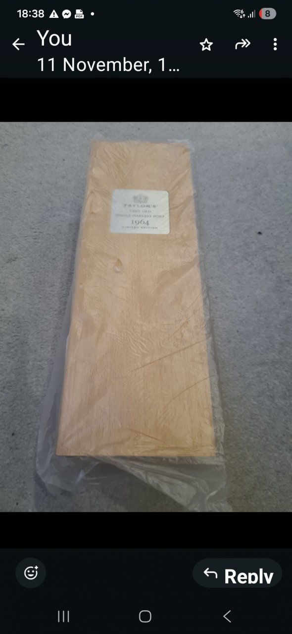 Taylors very old single harvest limited edition 1964 port