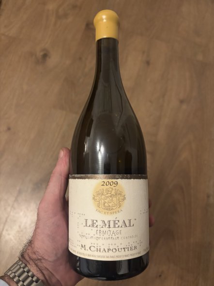 M. Chapoutier, Hermitage, Le Meal Blanc 99 points WA
