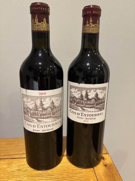 2x Cos d' Estournel both 100 WA 2009 and 
