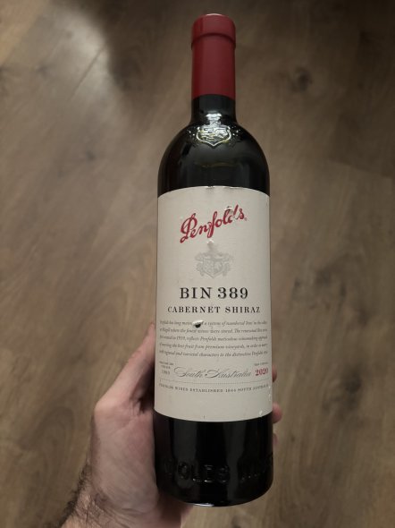 Penfolds, Bin 389 Cabernet Shiraz, South Australia 96 points by WA