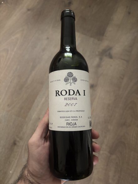 Roda, Roda I Reserva, Rioja