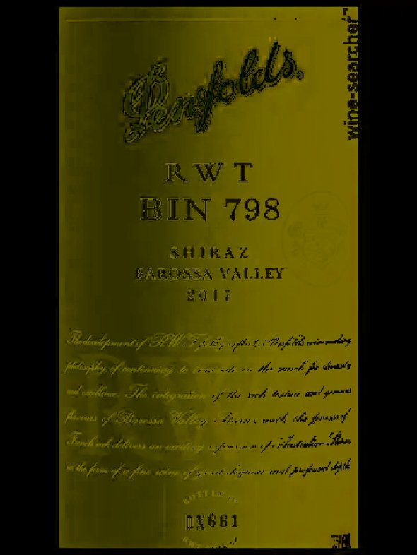 Penfolds, Bin 798 RWT Shiraz, Barossa Valley
