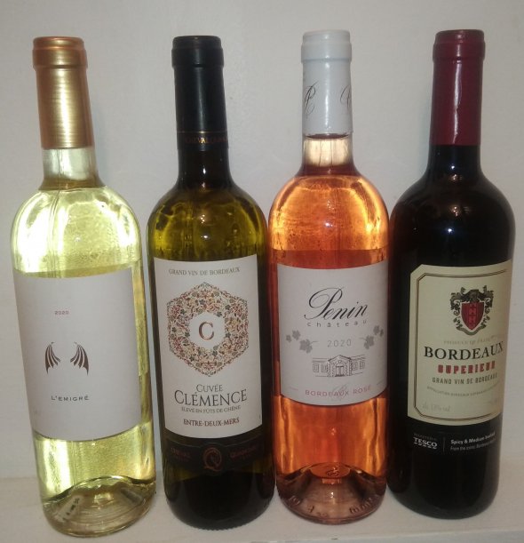 Mixed case of French wines