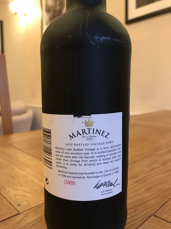 Martinez Late Bottled Vintage Port 1994