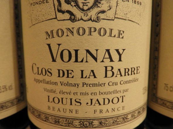 Maison Louis Jadot, Volnay Premier Cru, Clos de la Barre Monopole