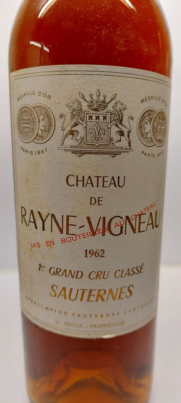 Chateau de Rayne Vigneau Premier Cru Classe, Sauternes