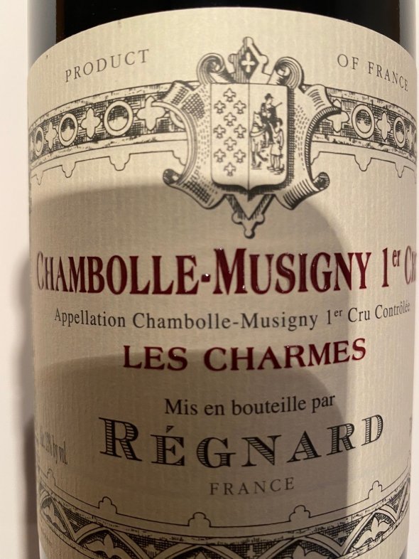 Regnard Chambolle Musigny 1er Cru Les Charmes