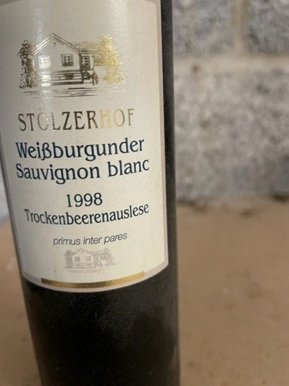 Stolzerhof Weissburgunder/Sauvignon Blanc 1998 TBA