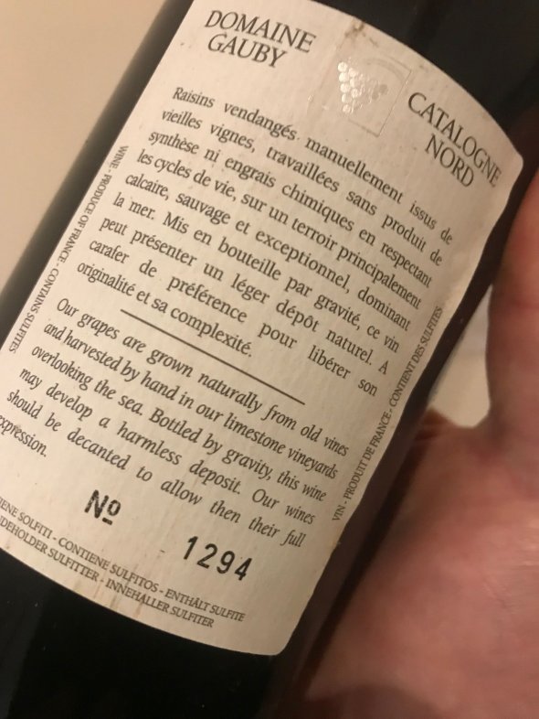 Gauby, Muntada, Cotes du Roussillon