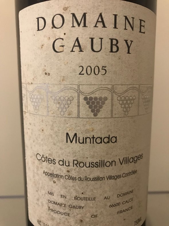 Gauby, Muntada, Cotes du Roussillon