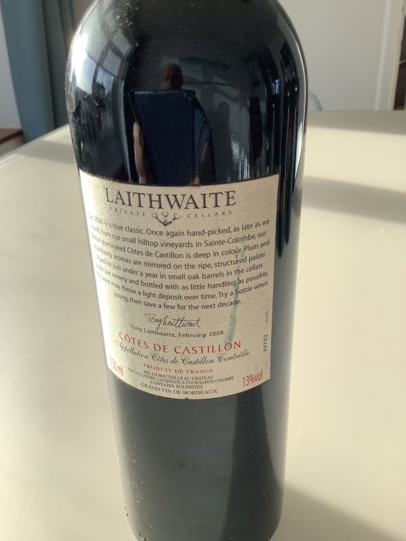 Chateau La Clariere Laithwaite, Castillon-Cotes de Bordeaux