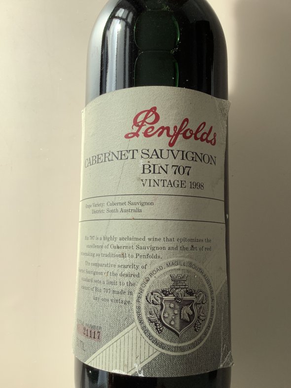 Penfolds, Bin 707 Cabernet Sauvignon, South Australia