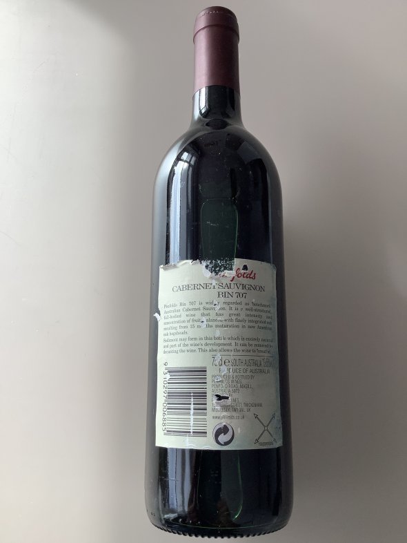 Penfolds, Bin 707 Cabernet Sauvignon, South Australia