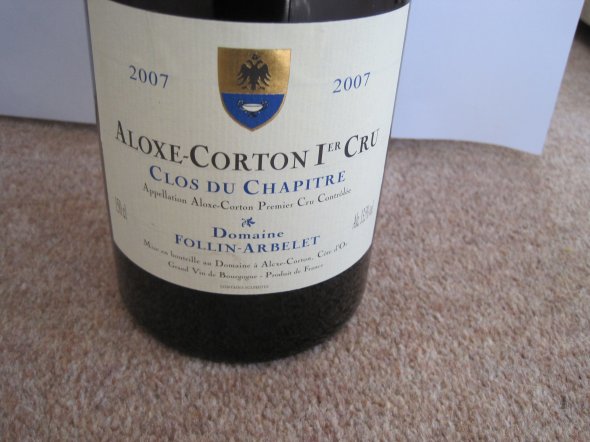 Domaine Follin-Arbelet Aloxe-Corton Premier Cru Clos du Chapitre