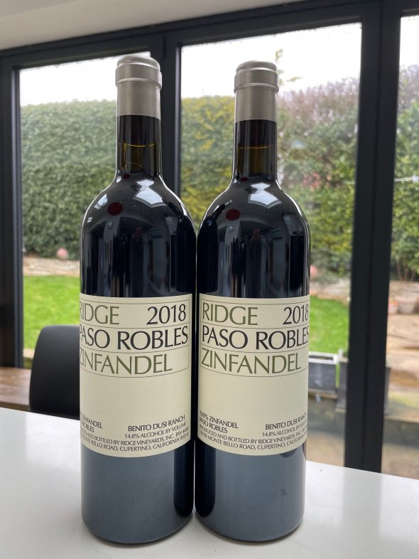 Ridge, Dusi Ranch Zinfandel, Paso Robles