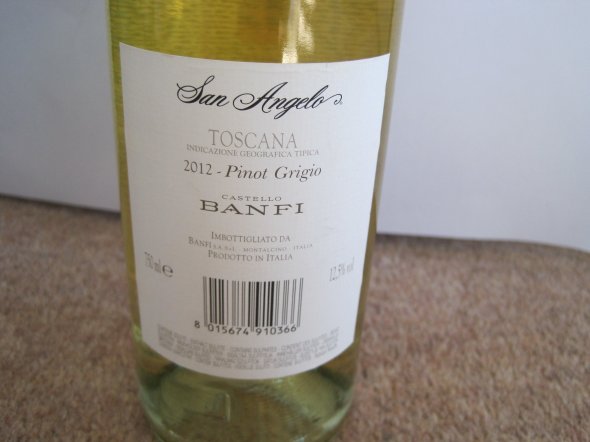 Castello Banfi San Angelo Pinot Grigio Toscana