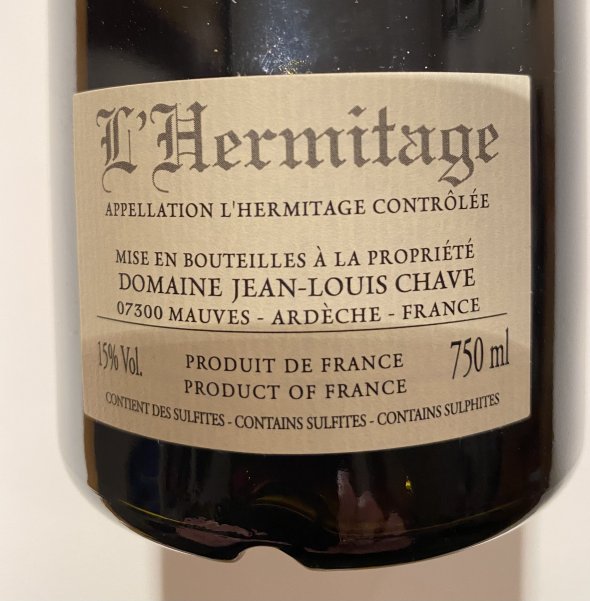 JL Chave Hermitage Rouge