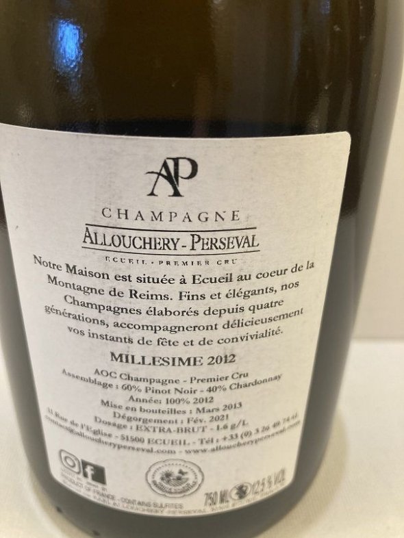 Allouchery-Perseval Millesime