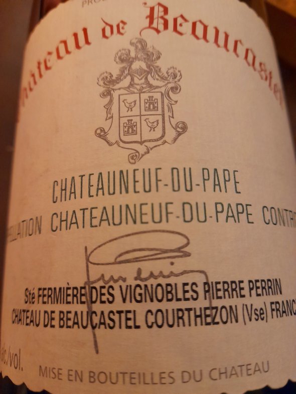 Chateau de Beaucastel Blanc, Chateauneuf-du-Pape