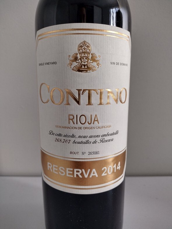 CVNE, Contino Reserva, Rioja