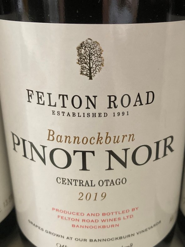 Felton Road, Bannockburn Pinot Noir, Central Otago